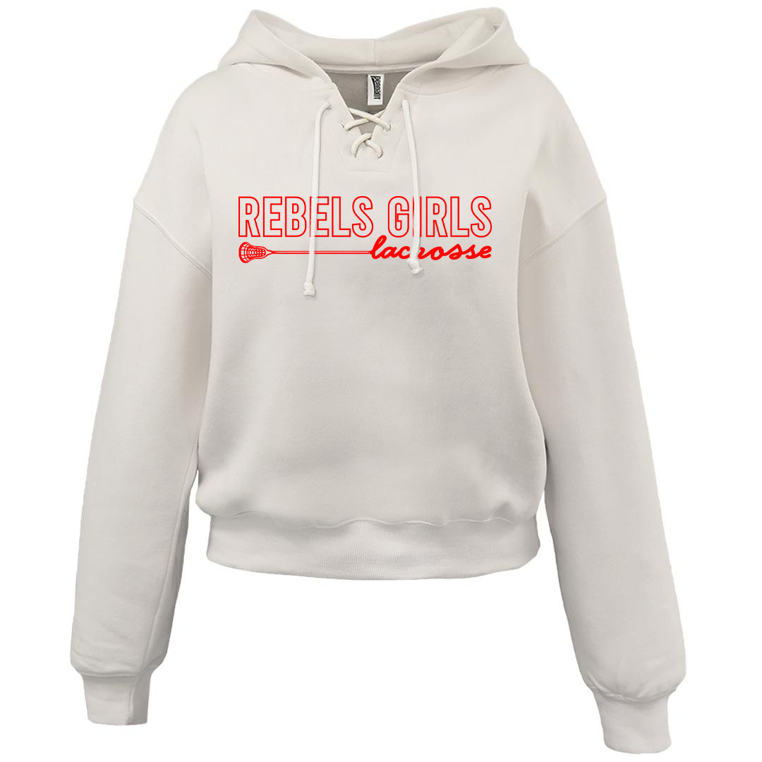 Rebels LC Girls Lacrosse Women's Lace-Up Hoodie