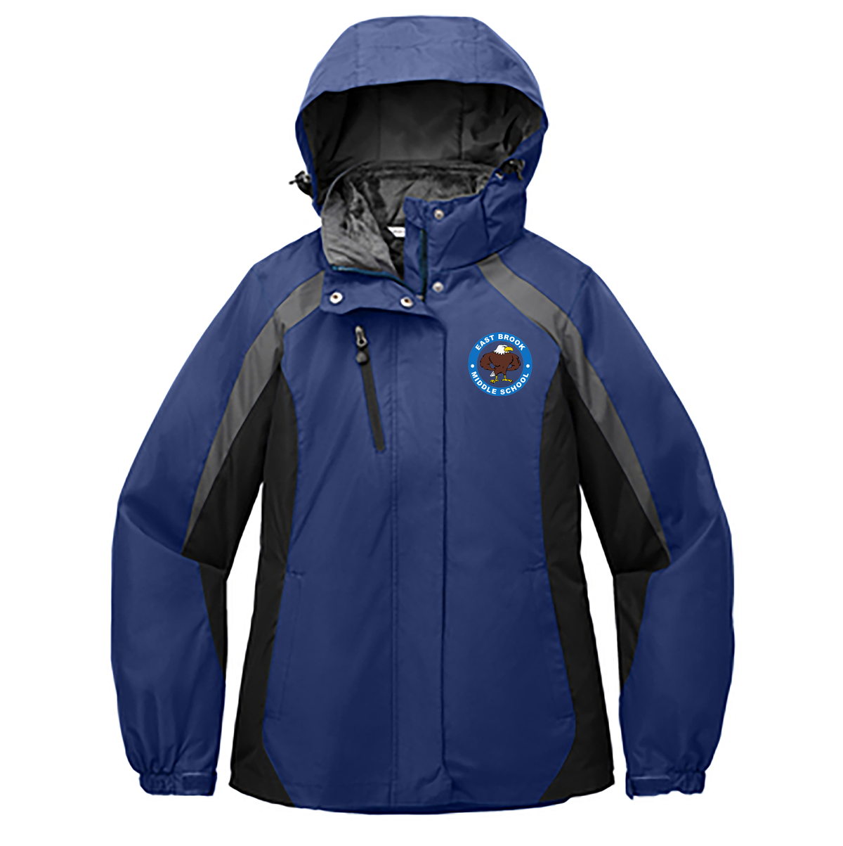 East Brook Middle School Eagles Women's Colorblock 3-in-1 Jacket