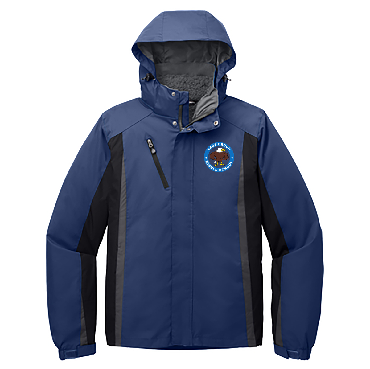 East Brook Middle School Eagles Colorblock 3-in-1 Jacket