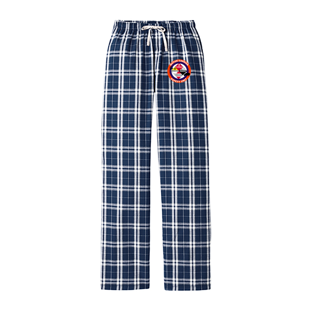 NCPD Motor Carrier Unit Women's Plaid Pajama Pants