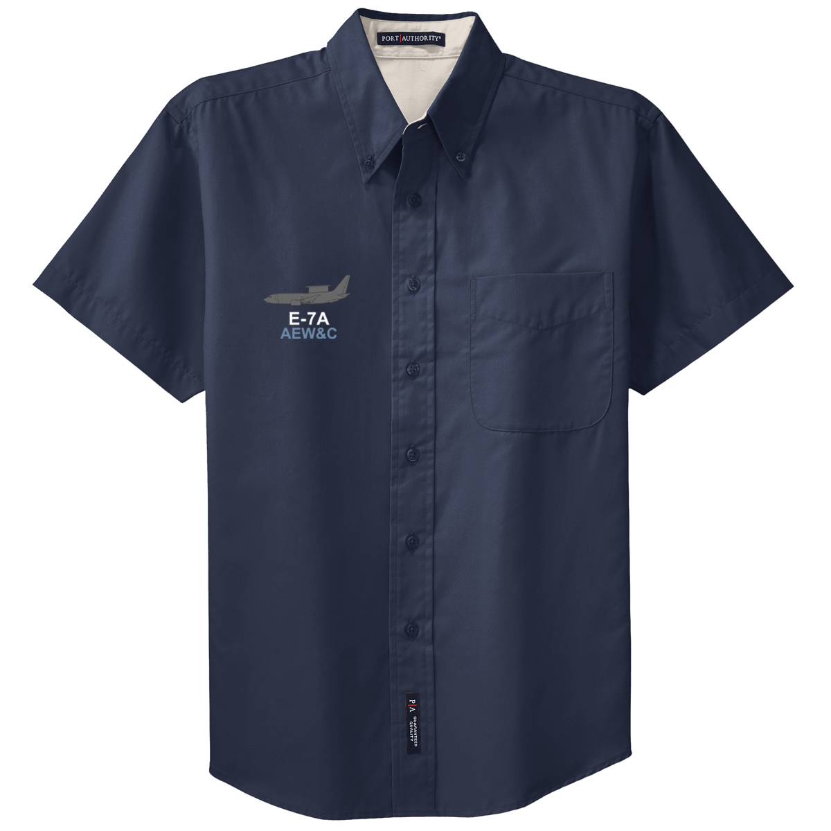 Boeing E-7A Port Authority Short Sleeve Easy Care Shirt - TALL Sizes Available