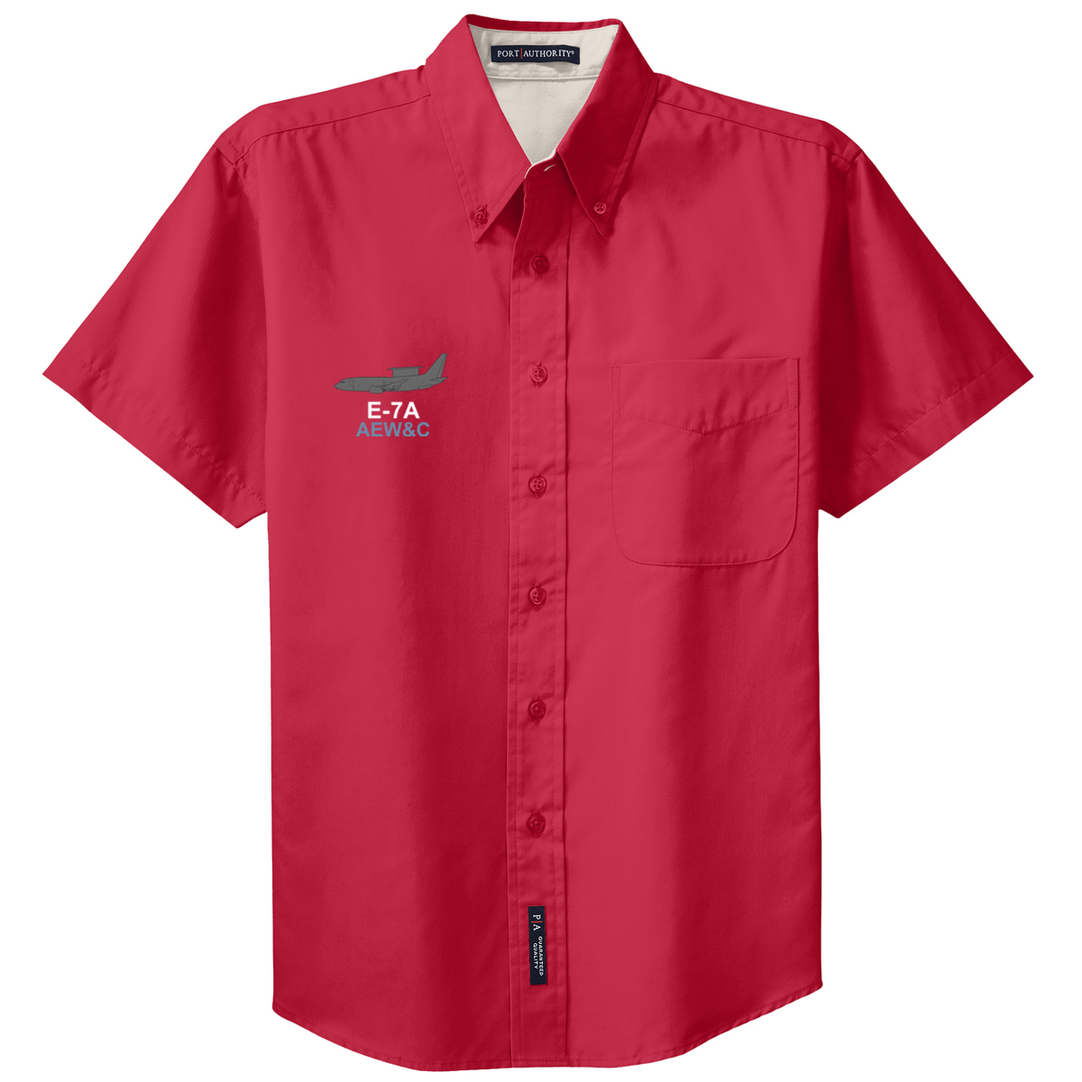 Boeing E-7A Port Authority Short Sleeve Easy Care Shirt - TALL Sizes Available