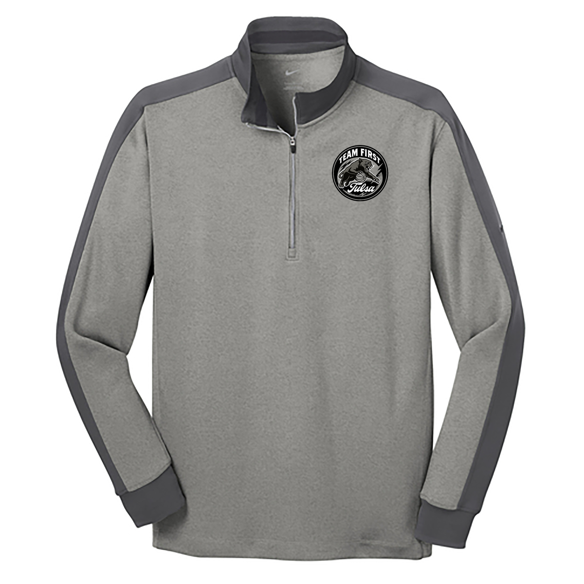 Team First Tulsa Nike Dri-FIT 1/2-Zip Cover-Up