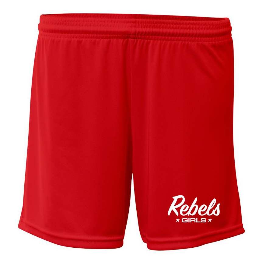 Rebels LC Girls Lacrosse A4 Cooling 5" Performance Shorts