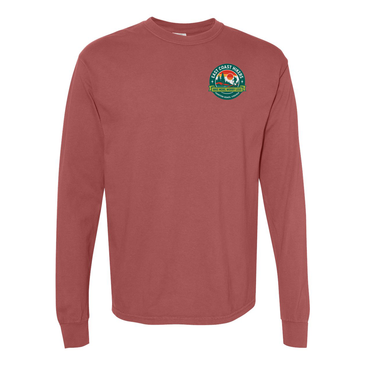 East Coast Hikers Garment-Dyed Long Sleeve Tee