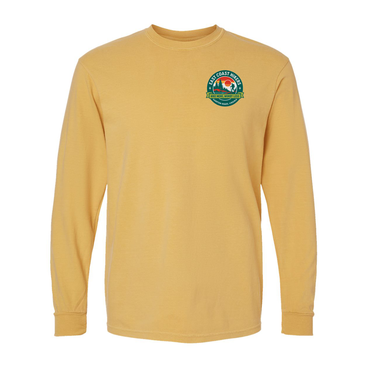 East Coast Hikers Garment-Dyed Long Sleeve Tee