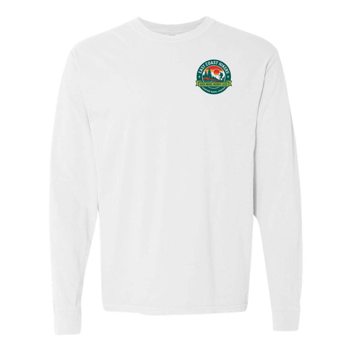 East Coast Hikers Garment-Dyed Long Sleeve Tee