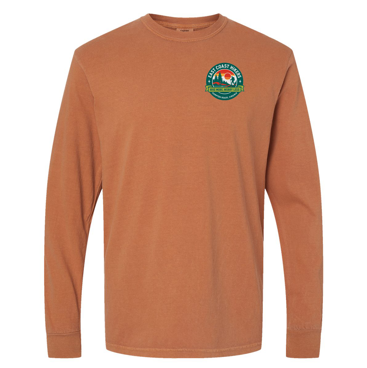 East Coast Hikers Garment-Dyed Long Sleeve Tee