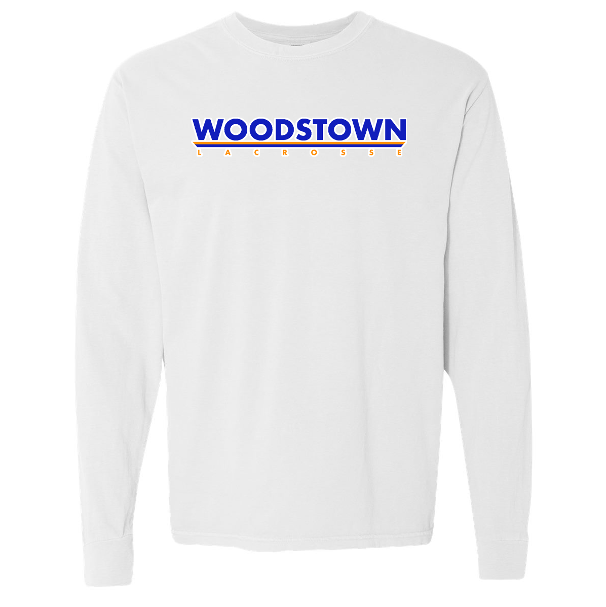 Woodstown HS Boys Lacrosse Garment Dyed Long Sleeve Tee Blatant Team