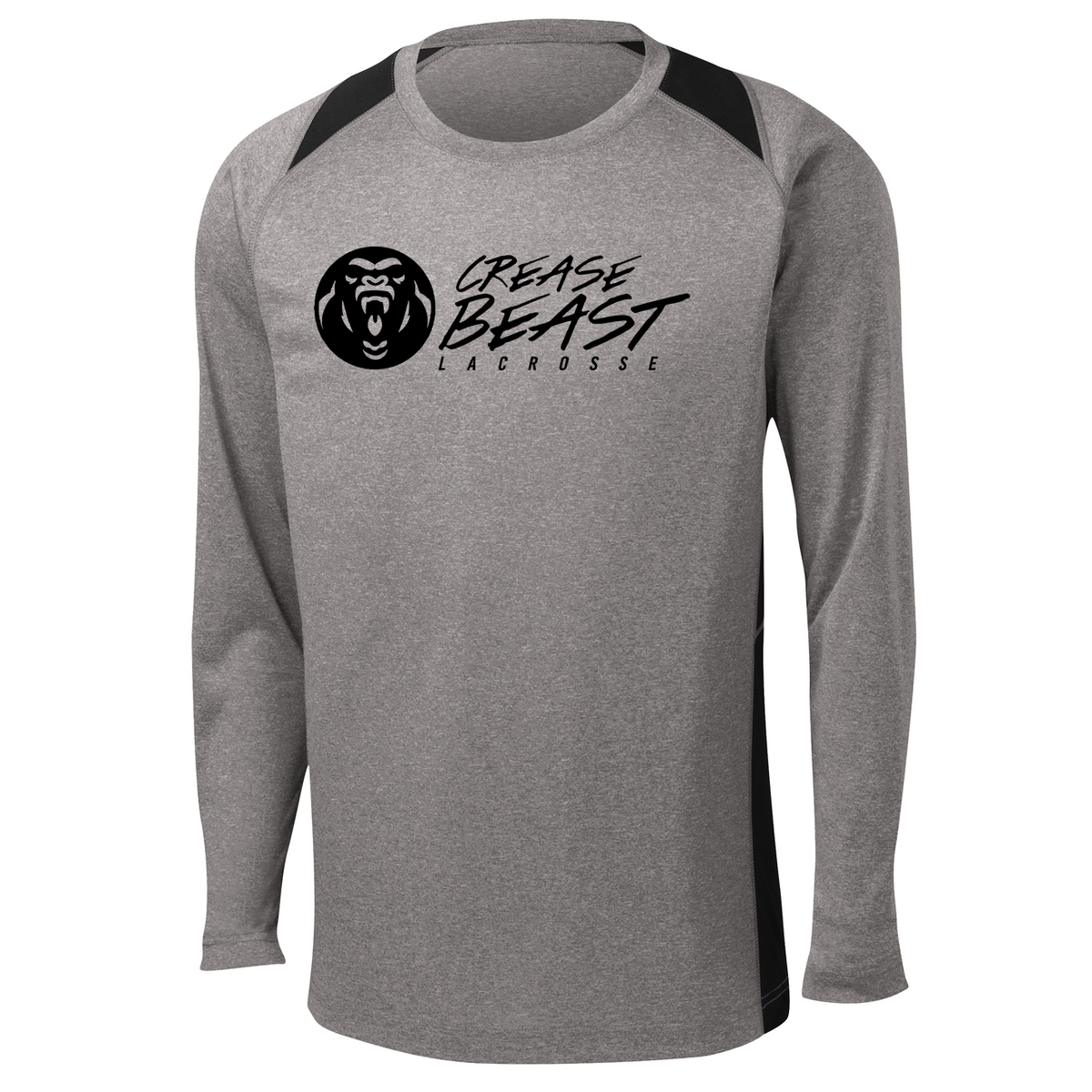 Crease Beast Lacrosse Long Sleeve Colorblock Contender Tee