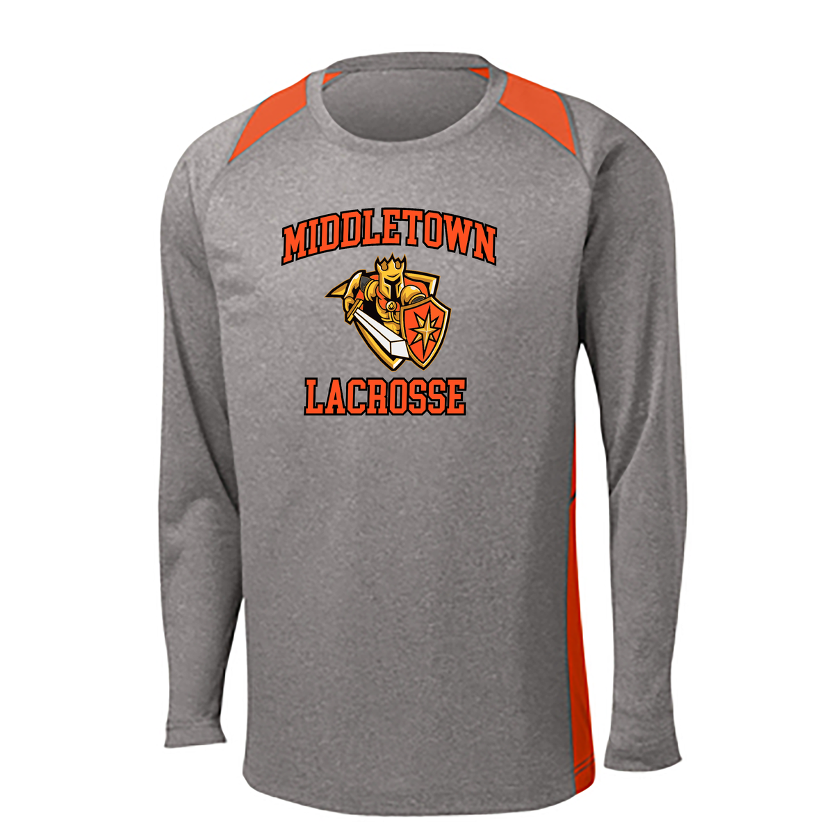 Middletown Lacrosse Long Sleeve Colorblock Contender Tee