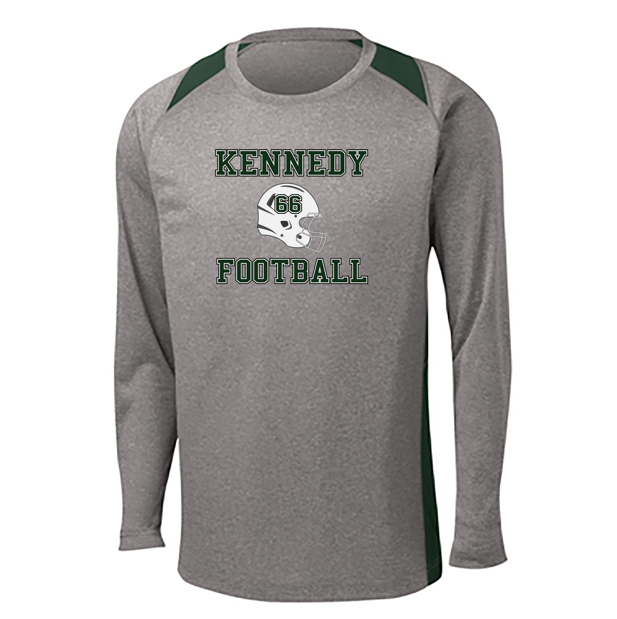 JFK Bellmore Football Long Sleeve Colorblock Contender Tee