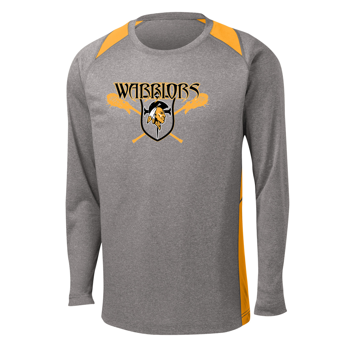 Upper Township Warriors Lacrosse LS Colorblock Contender Tee