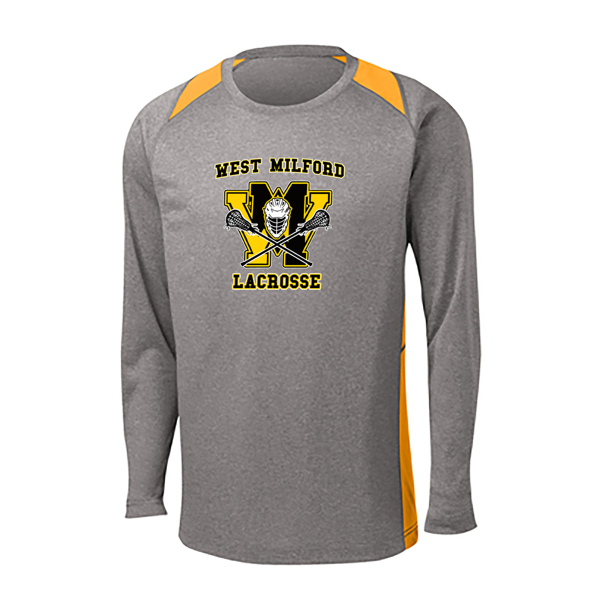 West Milford Lacrosse Long Sleeve Colorblock Contender Tee