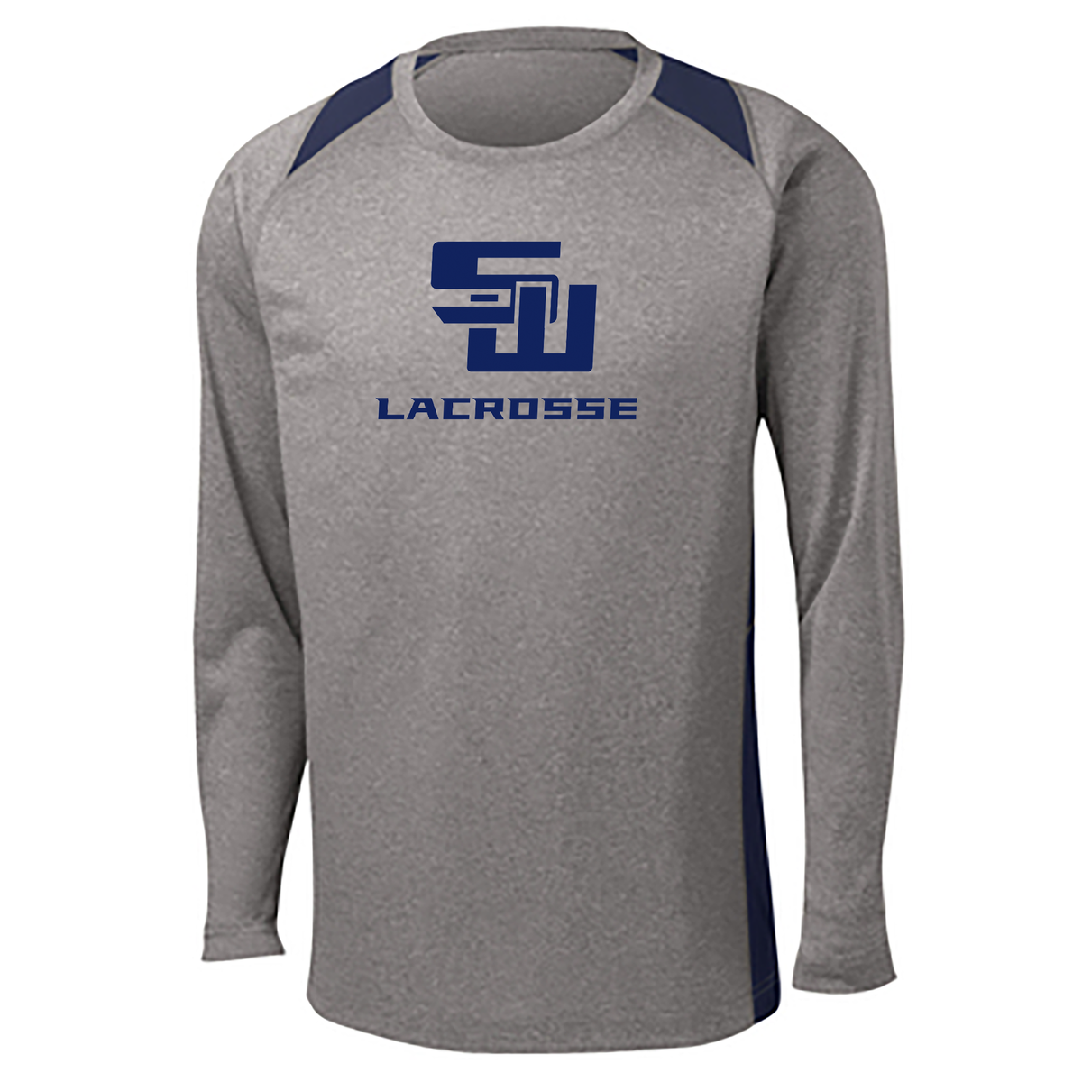 Smithtown West Lacrosse Long Sleeve Colorblock Contender Tee