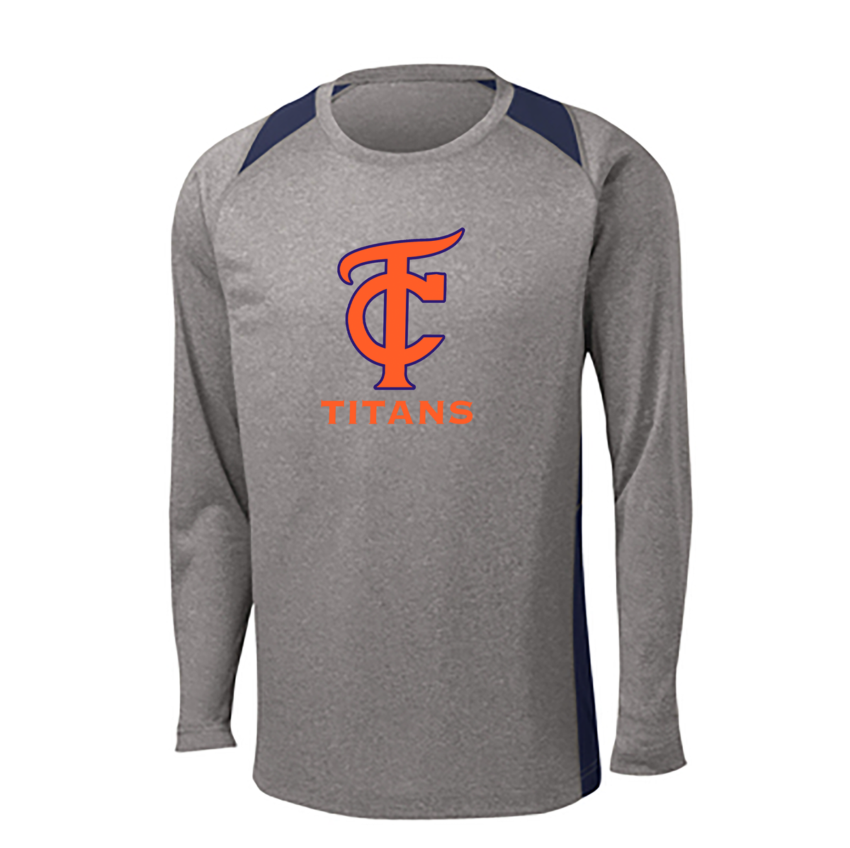 Titans Lacrosse Long Sleeve Colorblock Contender Tee