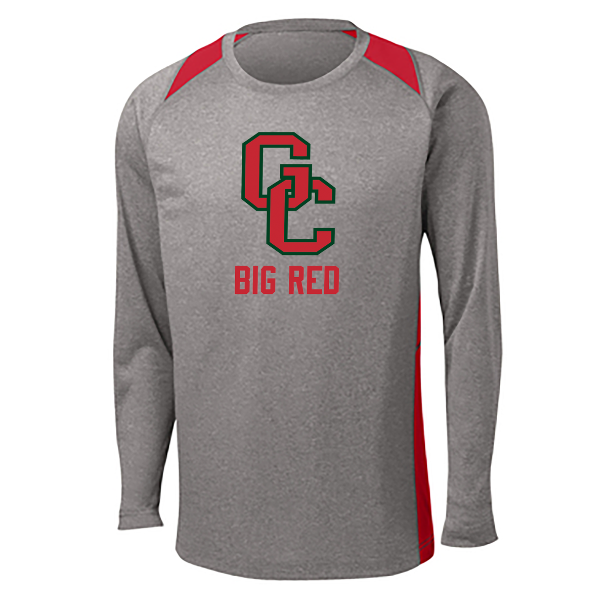 Glen Cove Football Long Sleeve Colorblock Contender Tee