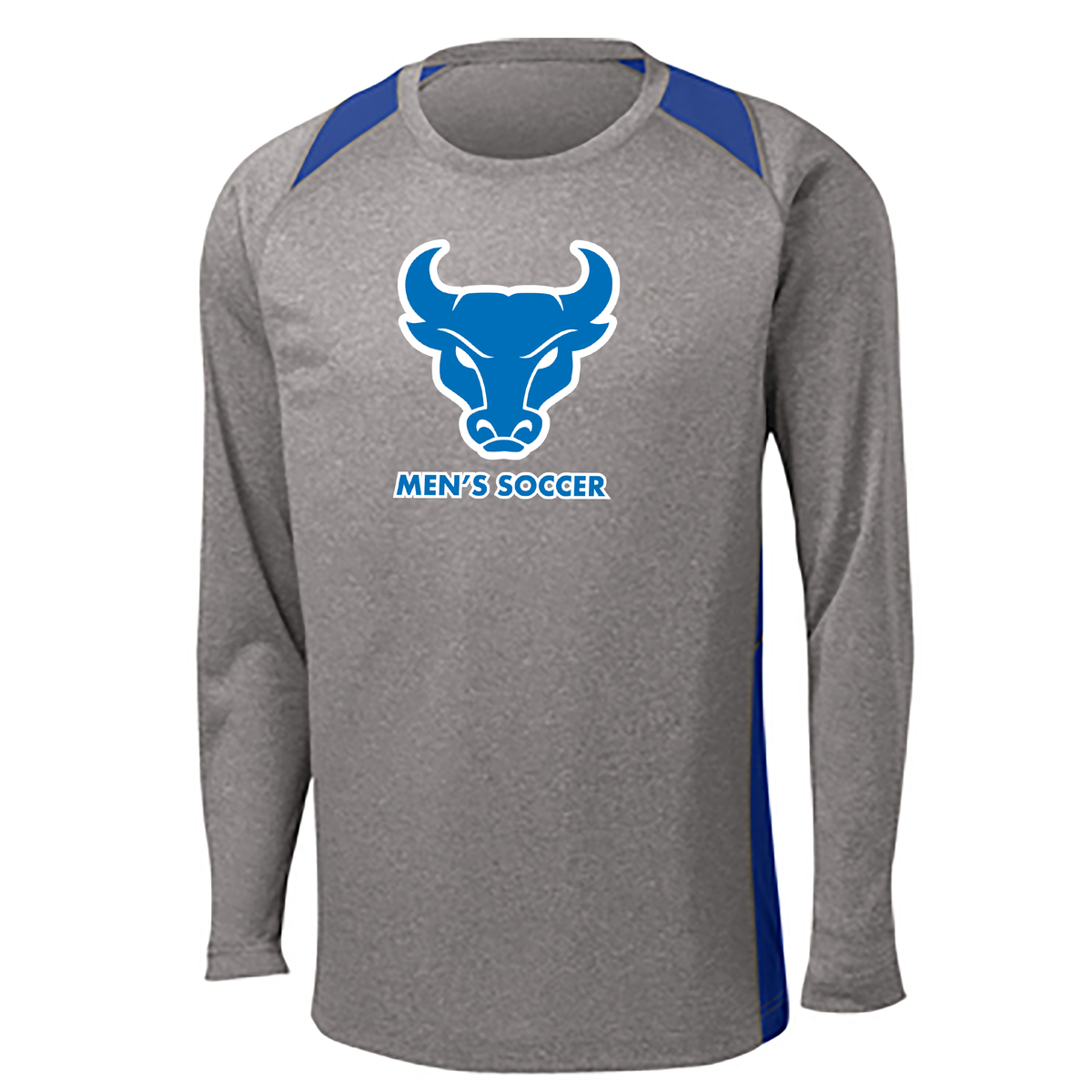 UB Mens Club Soccer Long Sleeve Colorblock Contender Tee