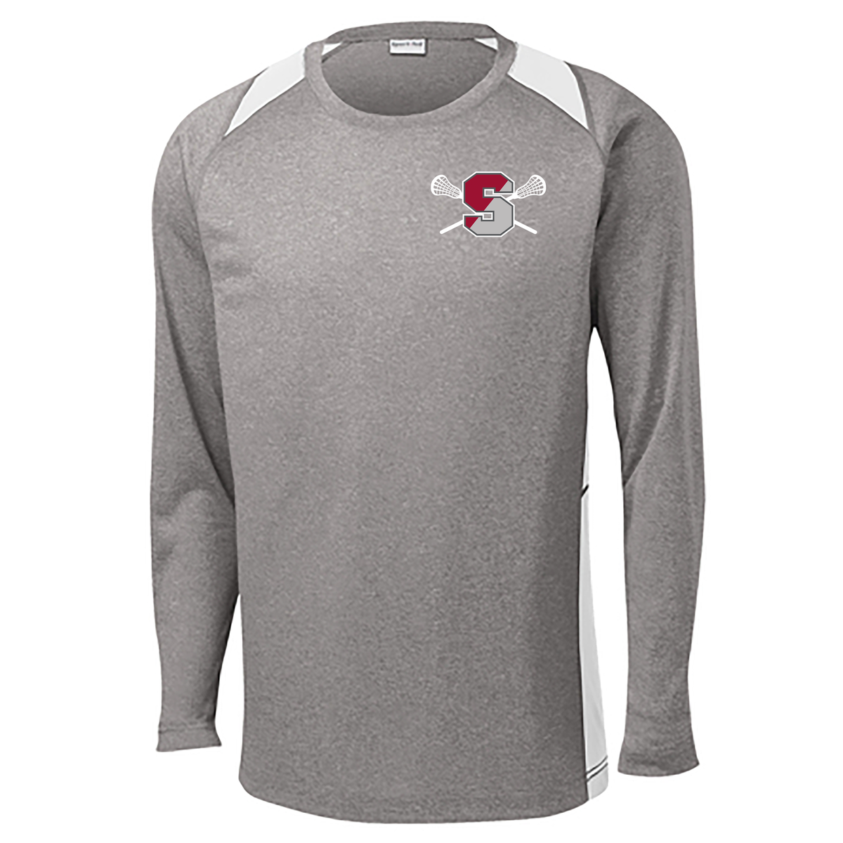 Spaulding HS Lacrosse Long Sleeve Colorblock Contender Tee