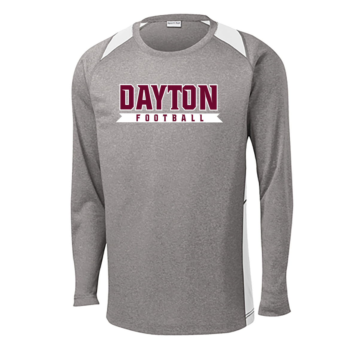 Dayton HS Football Long Sleeve Colorblock Contender Tee