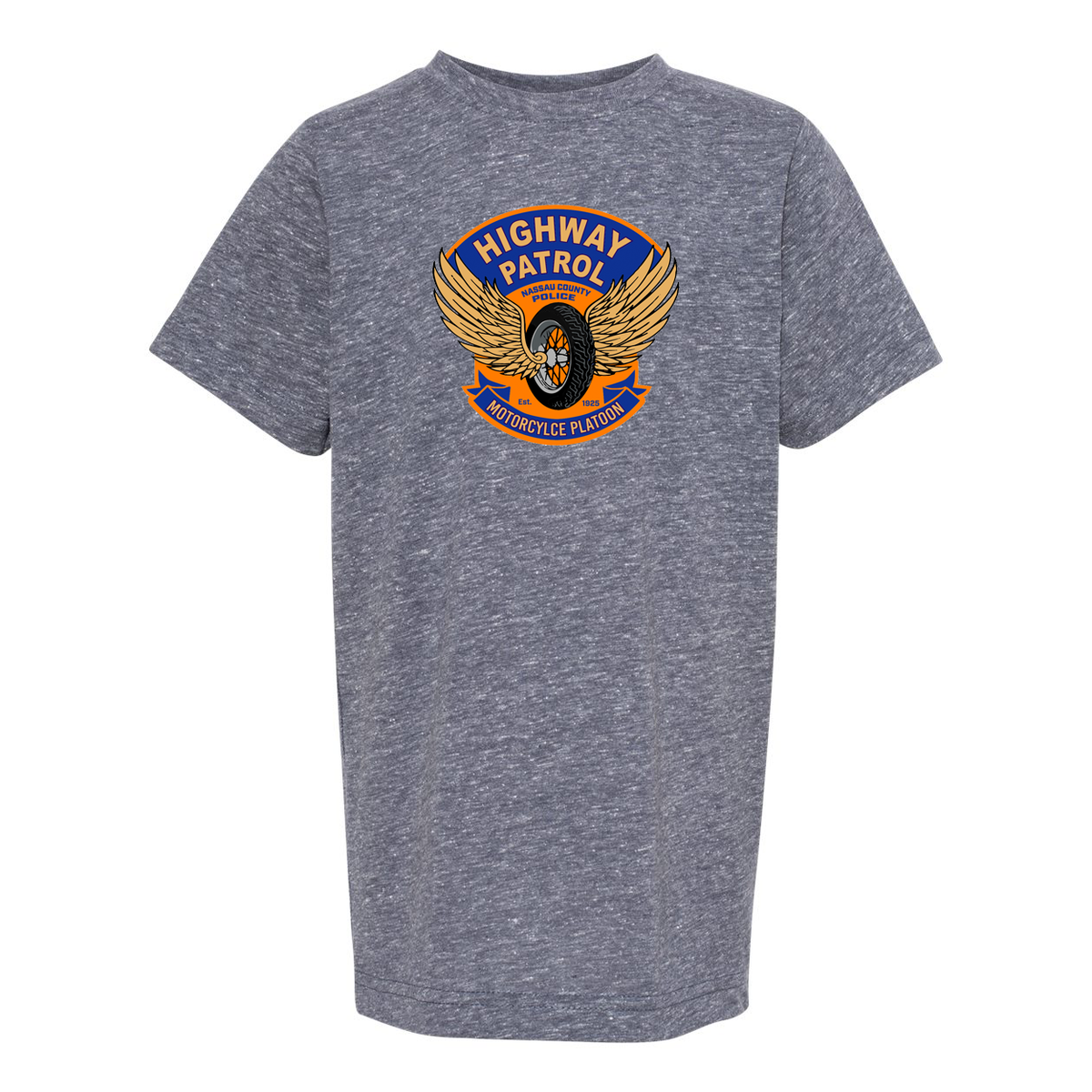 NCPD Motorcycle Unit Youth Harborside Mélange T-Shirt