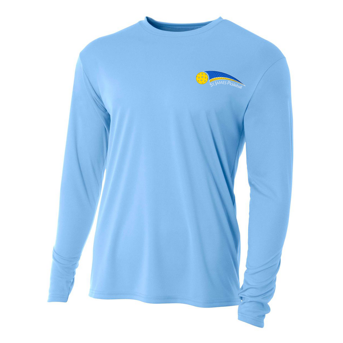 St. James Pickleball Association Men's Cooling Performance Long Sleeve Crew