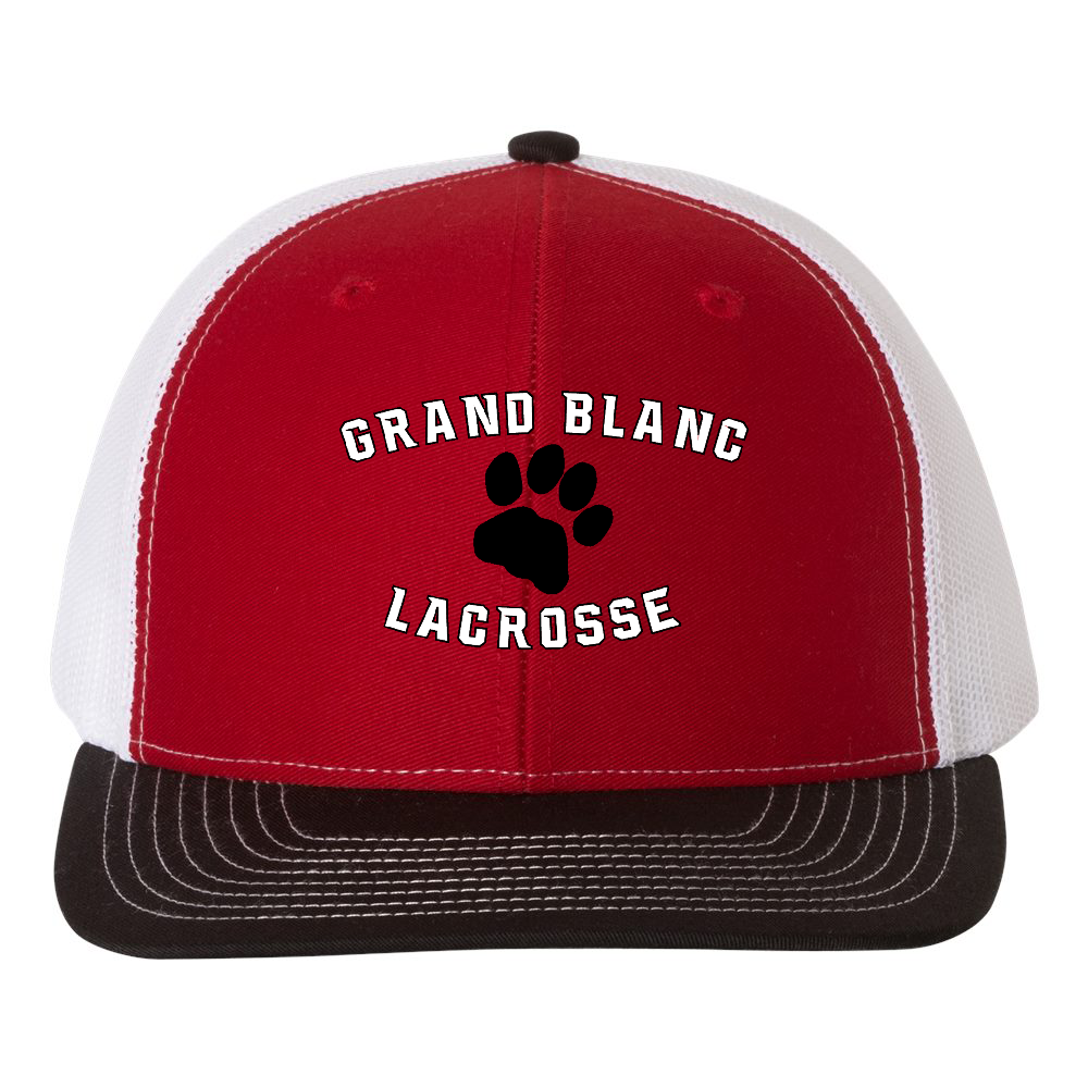 Grand Blanc Lacrosse Snapback Trucker Cap