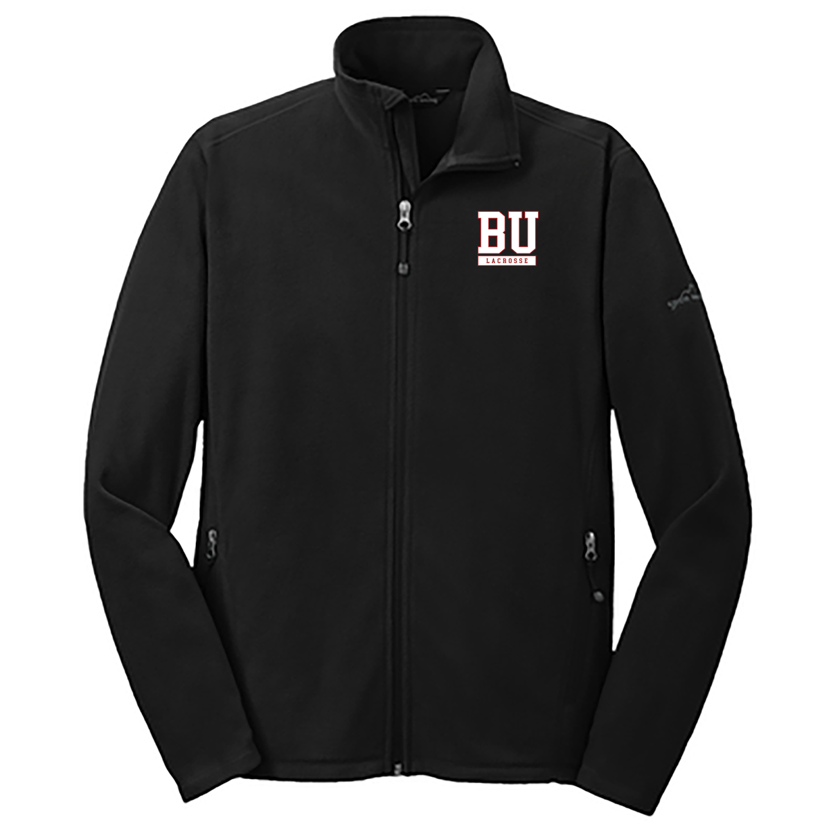 Boston University Lacrosse Eddie Bauer Full Zip Fleece Jacket