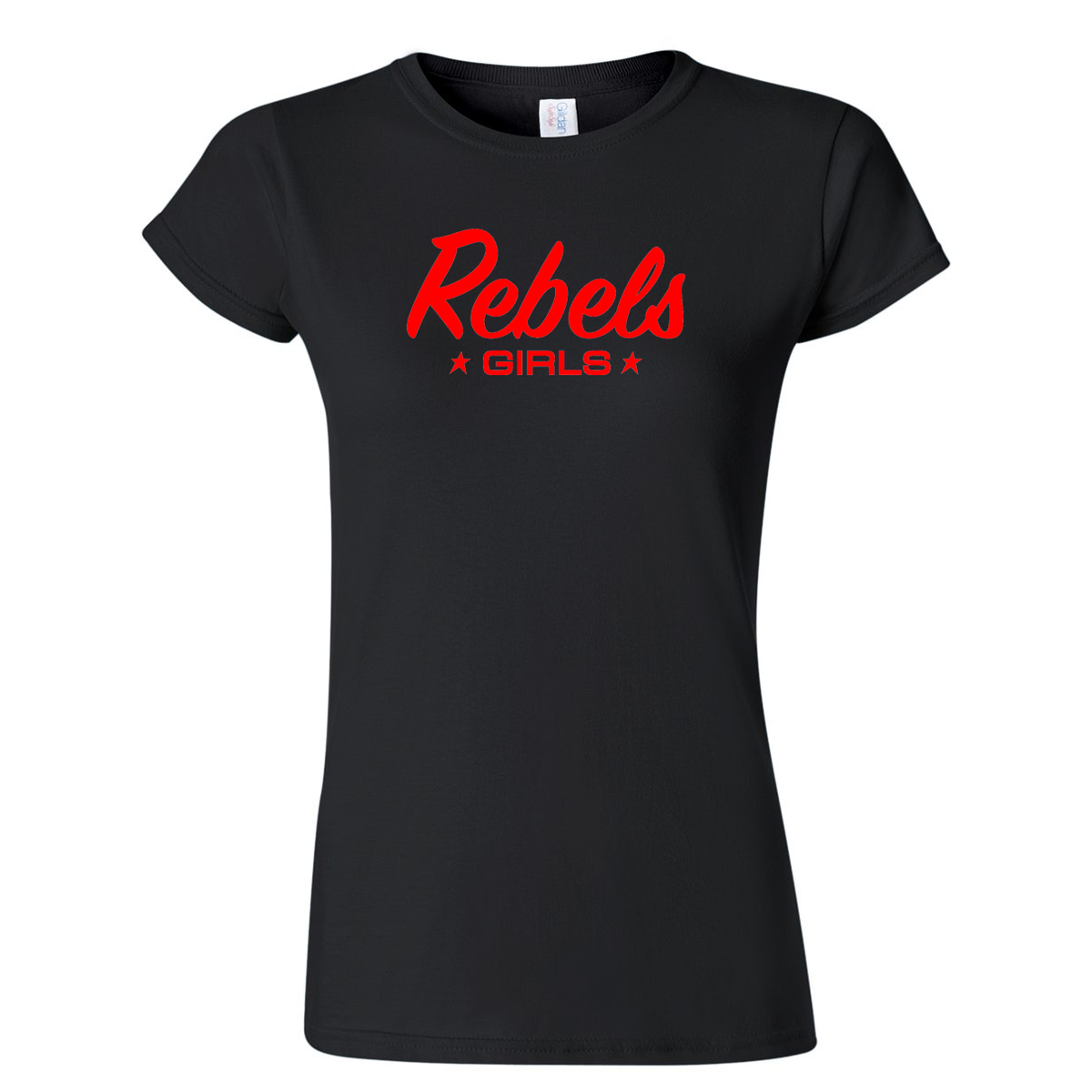 Rebels Girls Lacrosse Softstyle Ladies T-Shirt