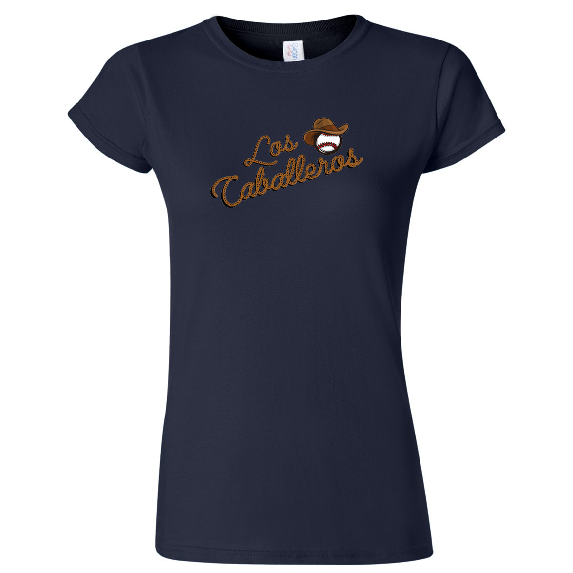 Caballeros Baseball Softstyle Ladies T-Shirt