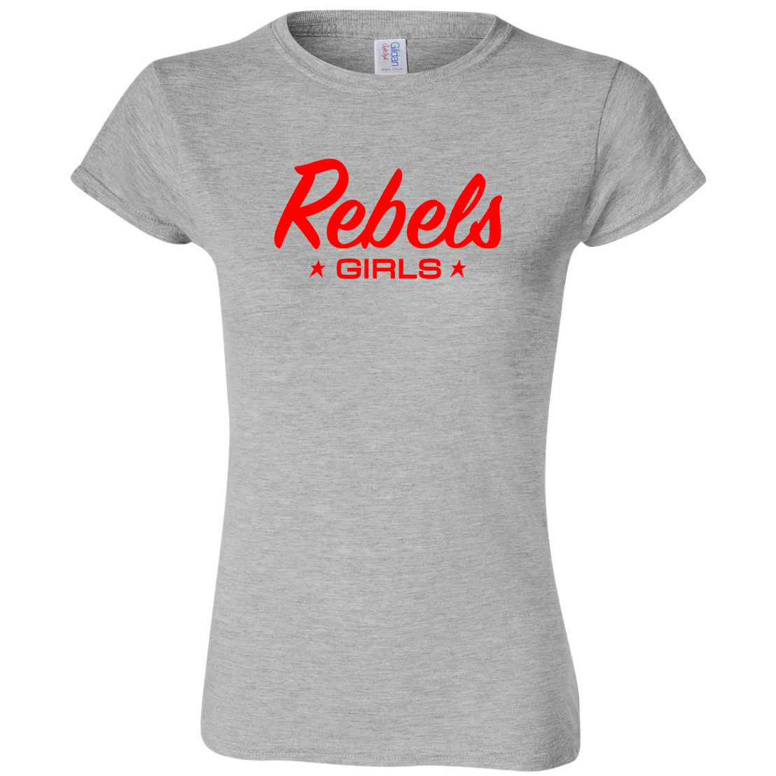 Rebels Girls Lacrosse Softstyle Ladies T-Shirt