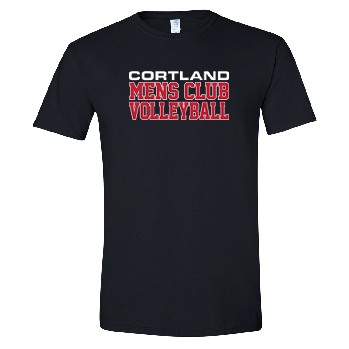 Cortland Mens Volleyball Softstyle T-Shirt