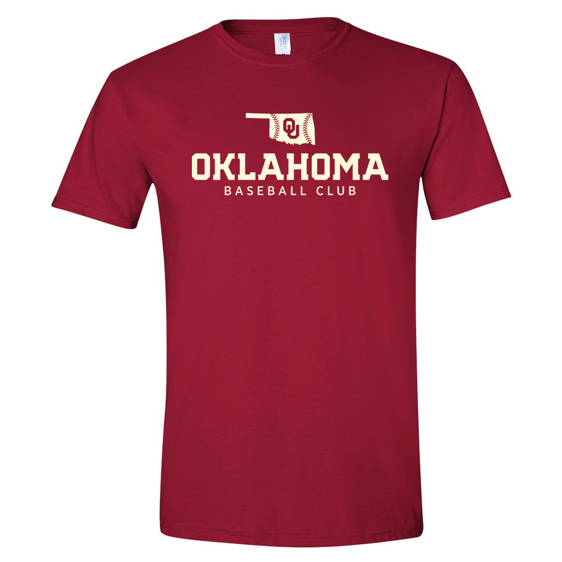 OU Club Baseball Softstyle T-Shirt