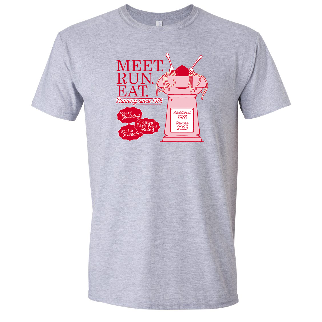 Marathoning and Pasta Club Softstyle T-Shirt