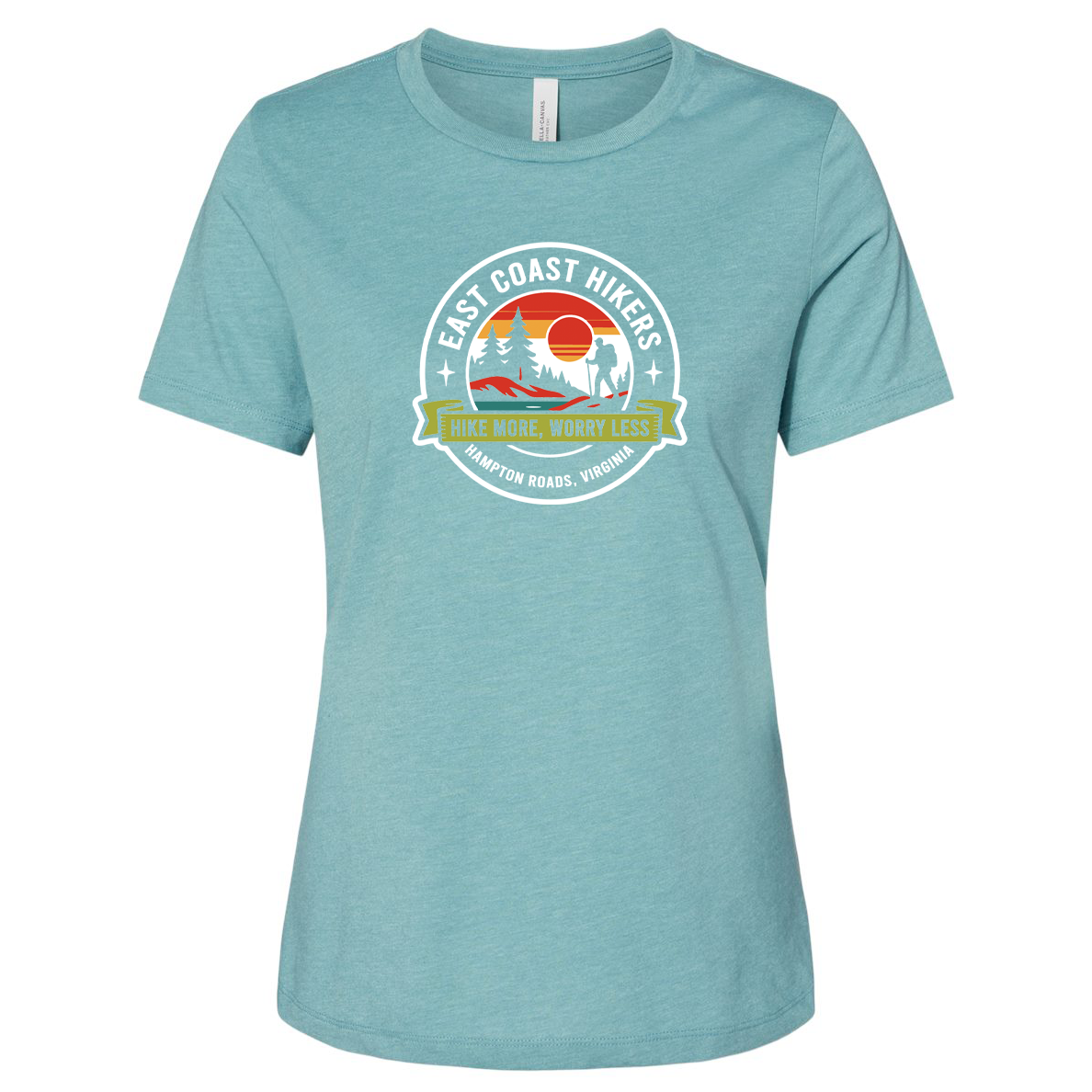 East Coast Hikers Women's Relaxed Fit CVC Tee