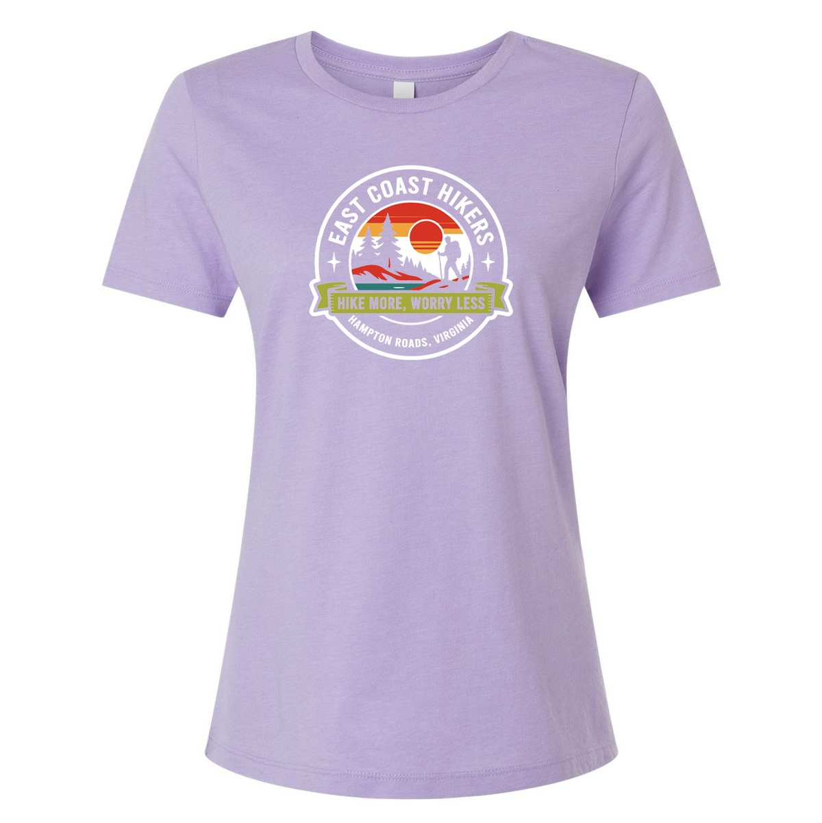 East Coast Hikers Women's Relaxed Fit CVC Tee