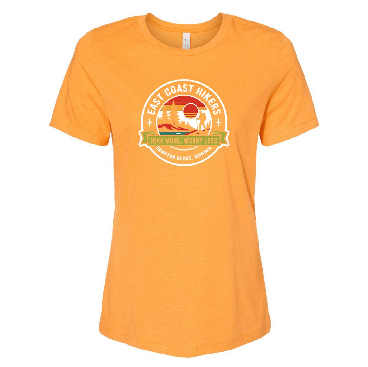 East Coast Hikers Women's Relaxed Fit CVC Tee