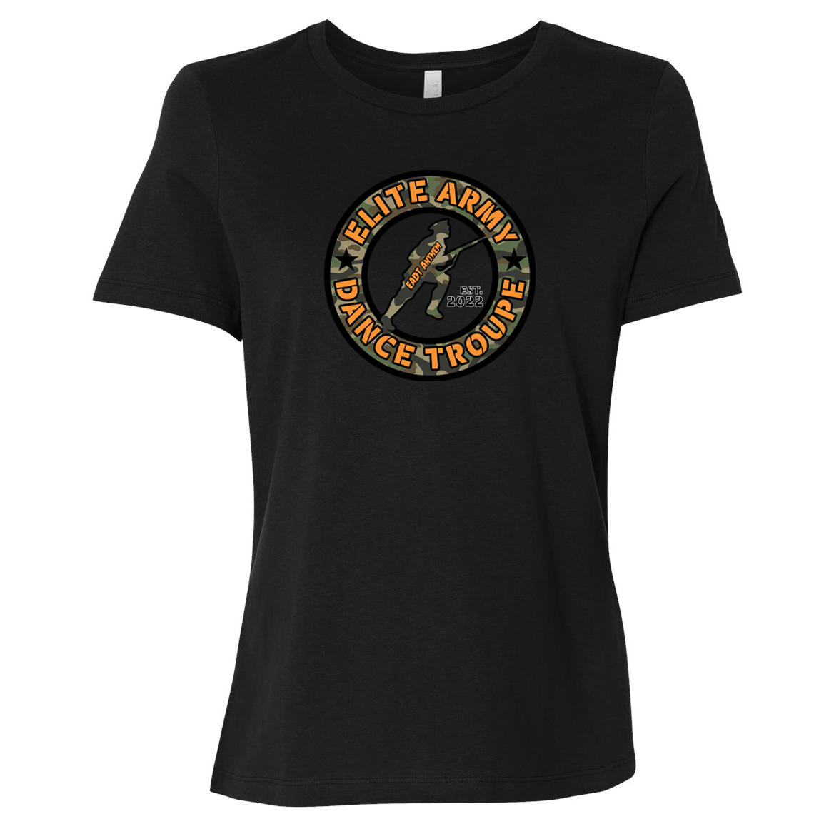 Elite Army Dance Troupe Women's Relaxed Fit CVC Tee