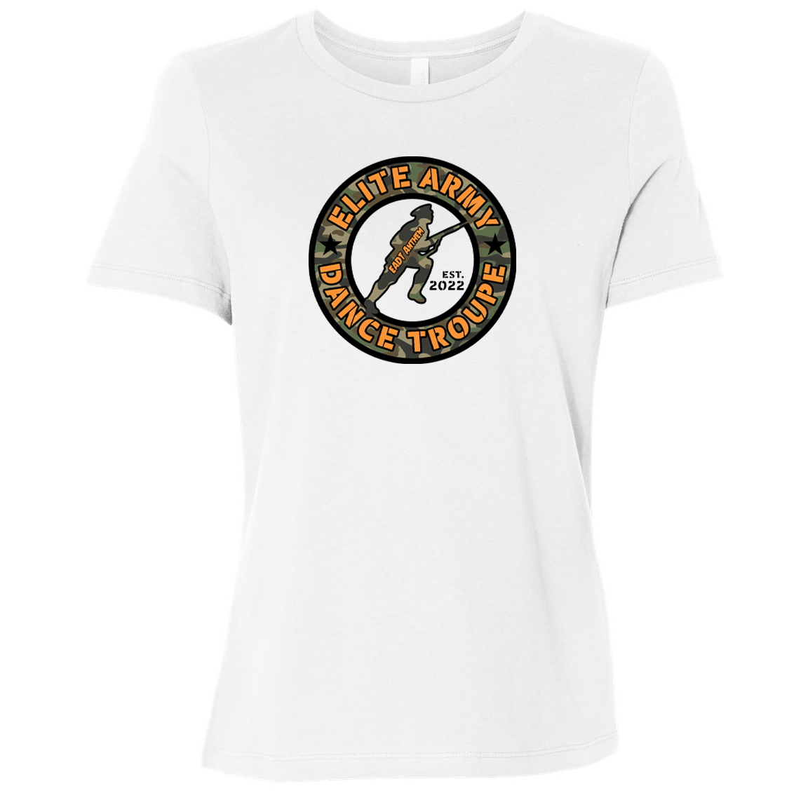 Elite Army Dance Troupe Women's Relaxed Fit CVC Tee