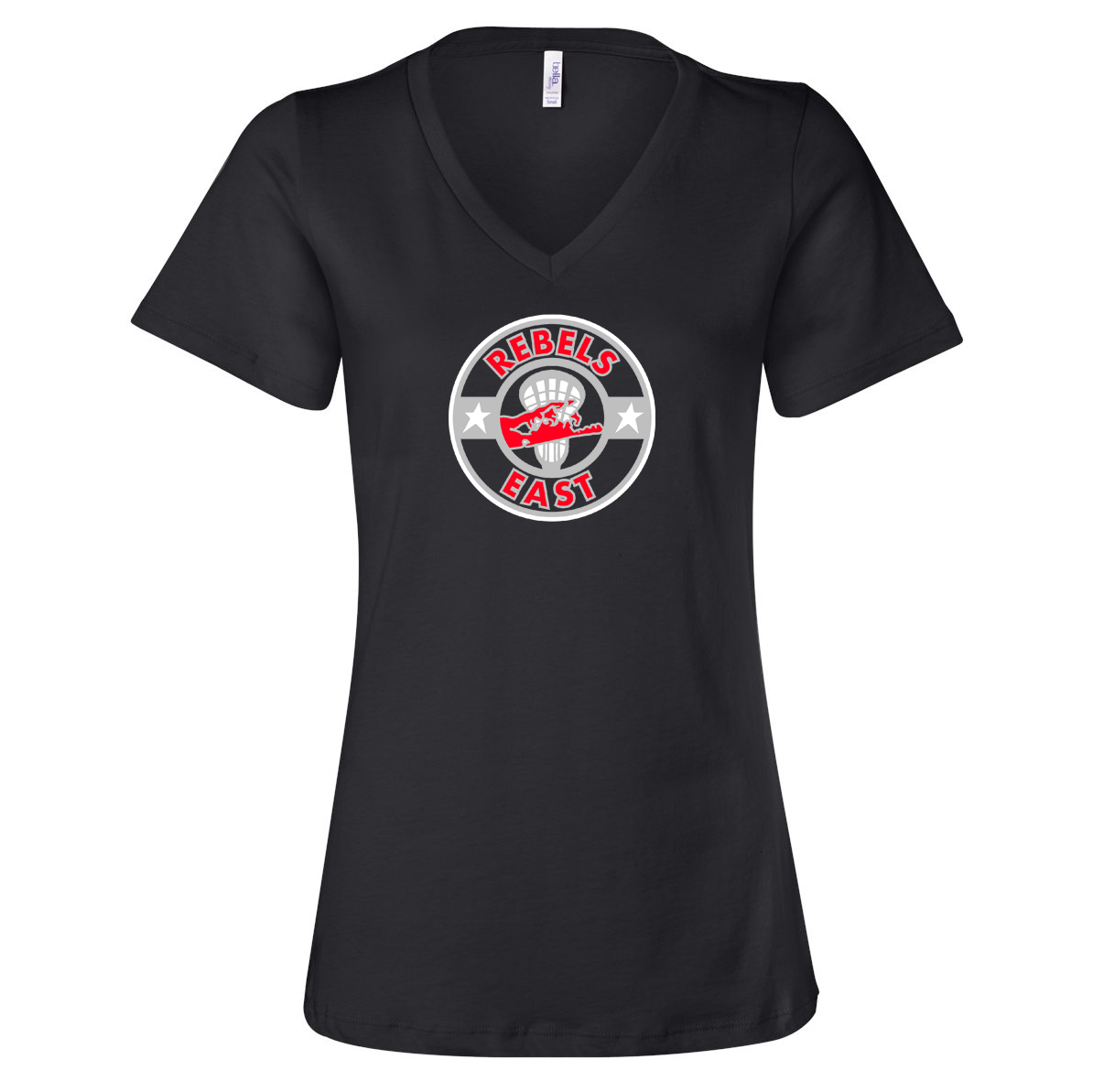 Rebels LC East Women’s Relaxed Jersey V-Neck Tee