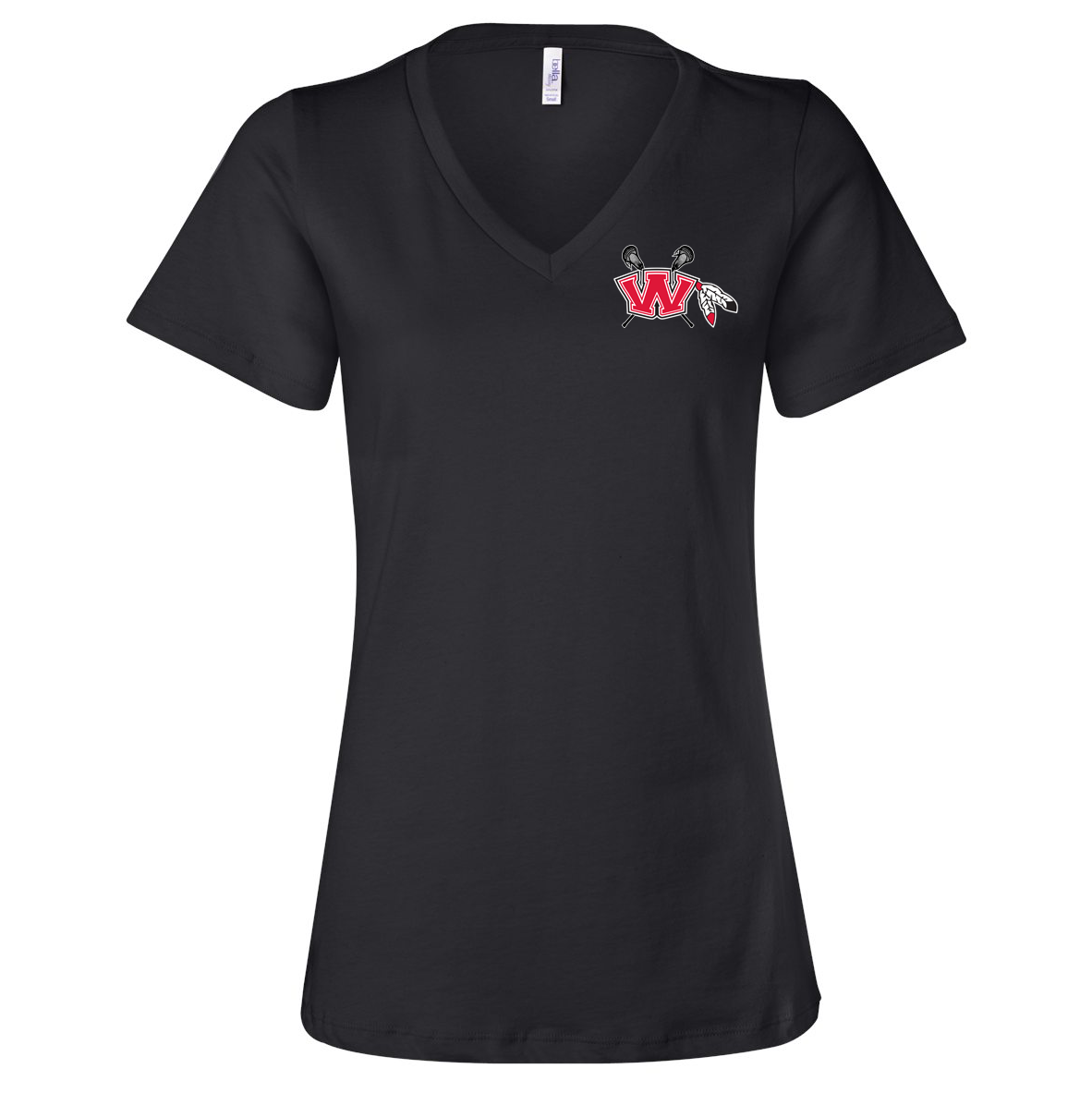 Weston Warrior Lacrosse Club Women’s Relaxed Jersey V-Neck Tee