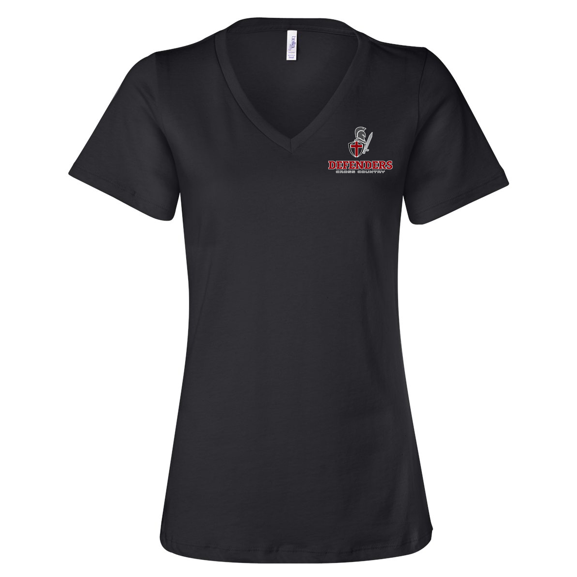 Defenders Cross Country Women’s Relaxed Jersey V-Neck Tee