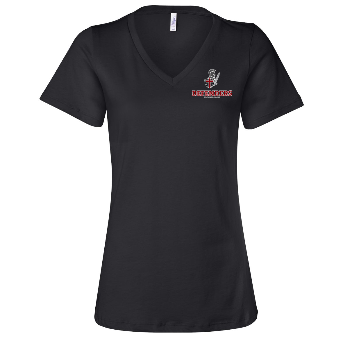 Defenders Bowling Women’s Relaxed Jersey V-Neck Tee