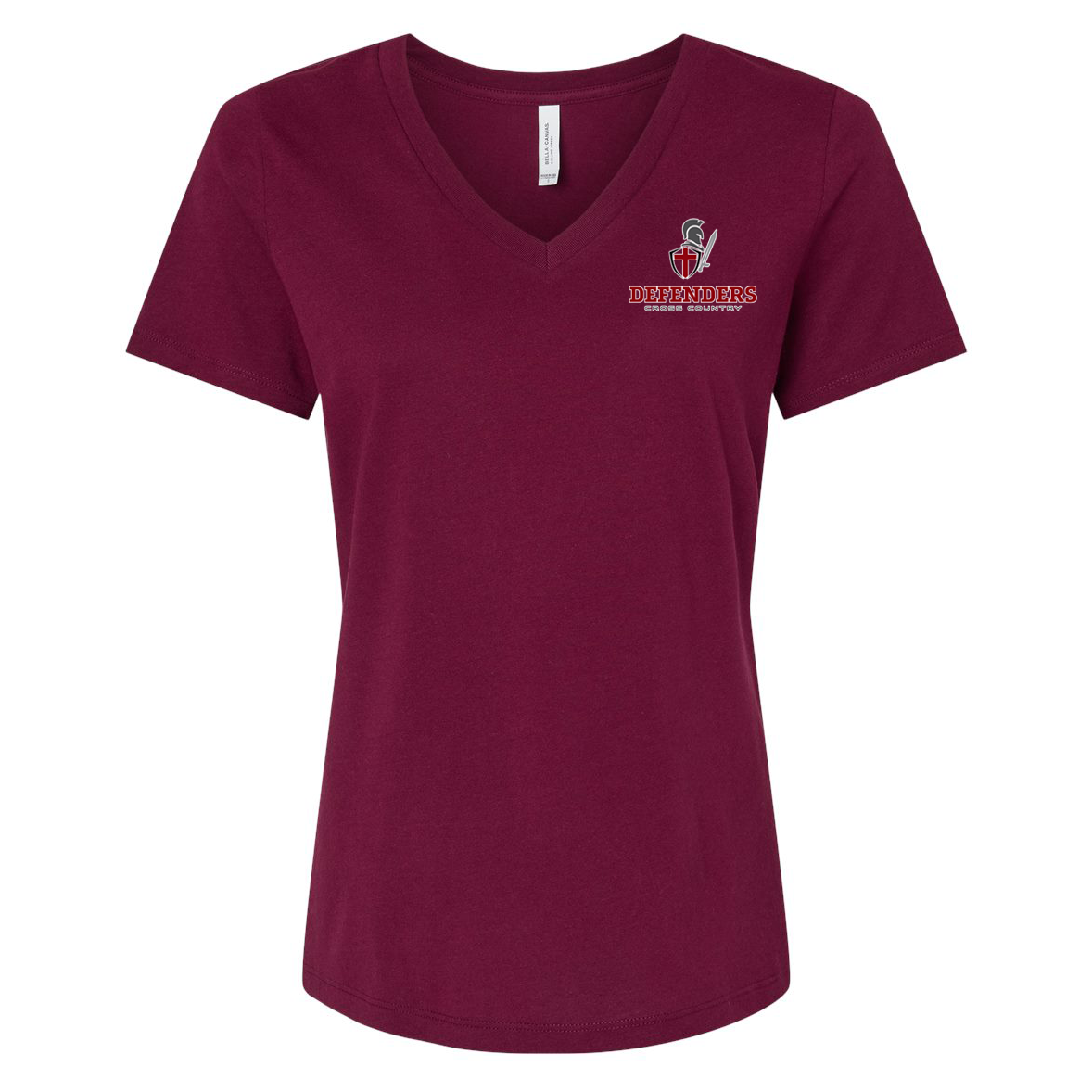 Defenders Cross Country Women’s Relaxed Jersey V-Neck Tee