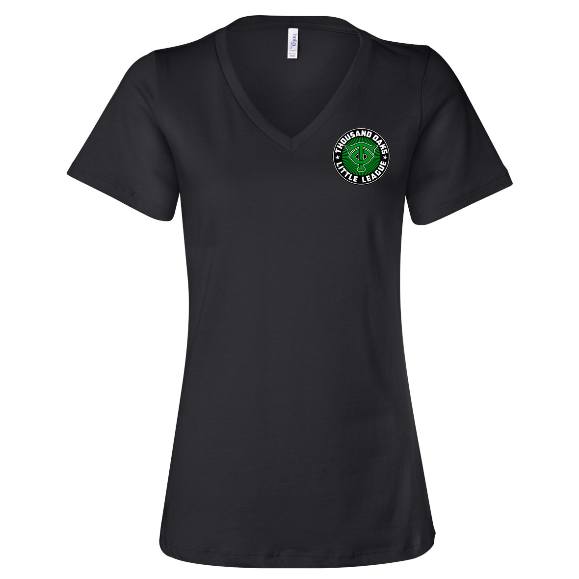 Thousand Oaks Little League Women’s Relaxed Jersey V-Neck Tee