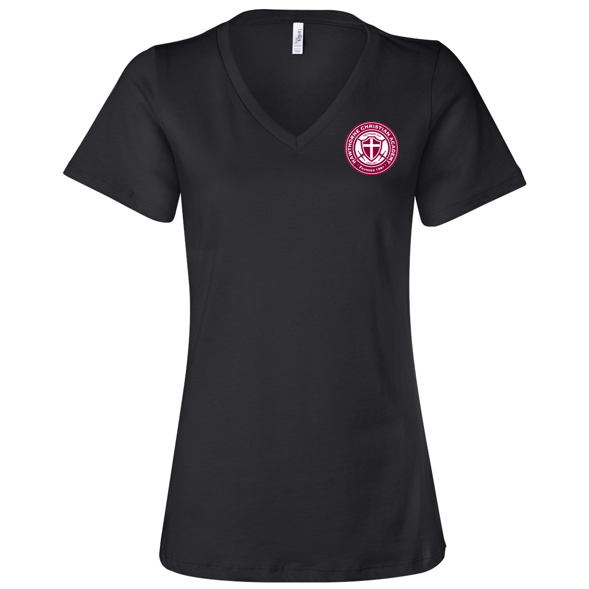 Hawthorne Christian Academy Women’s Relaxed Jersey V-Neck Tee