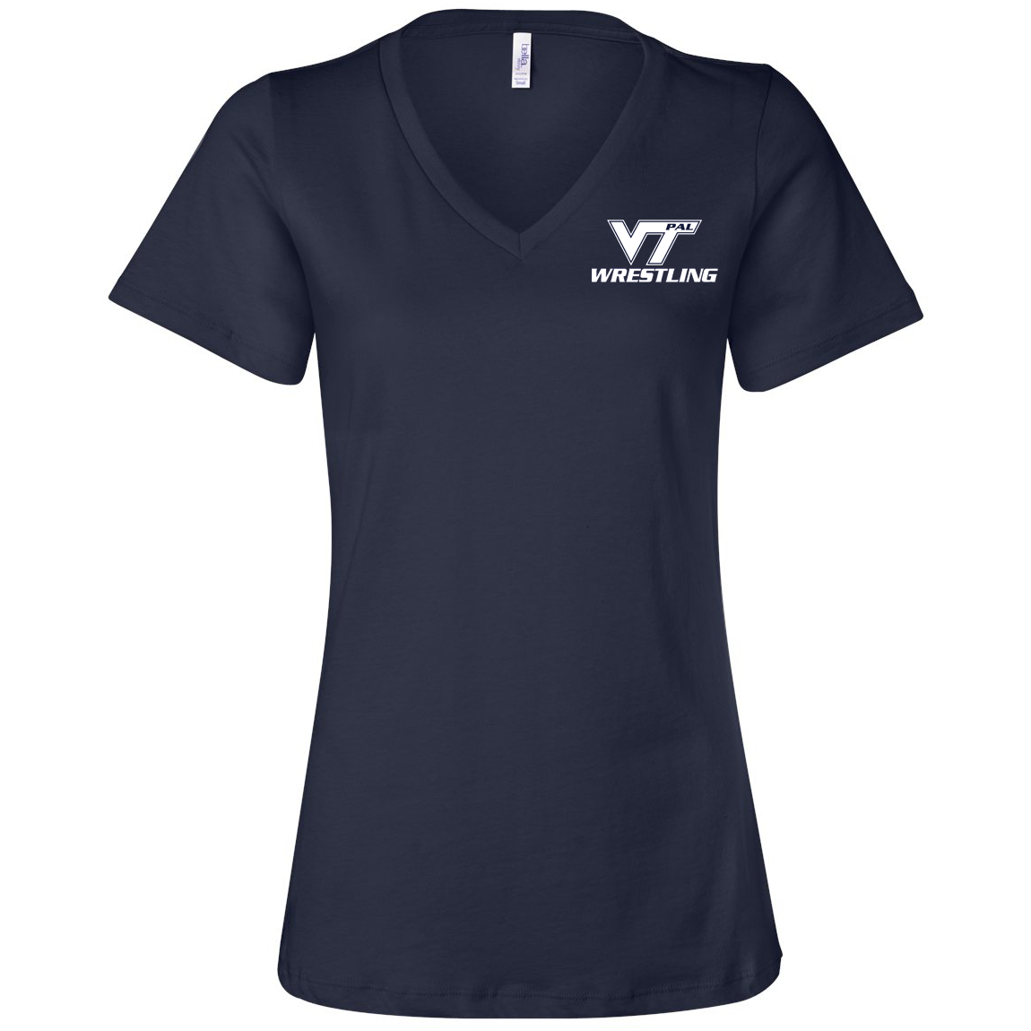 Vernon PAL Wrestling Women’s Relaxed Jersey V-Neck Tee