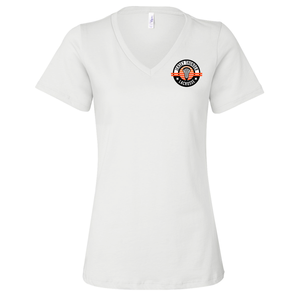 Jersey Thunder Lacrosse Women’s Relaxed Jersey V-Neck Tee