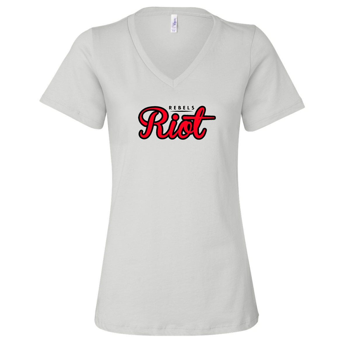 Rebels 2031 Riot Women’s Relaxed Jersey V-Neck Tee