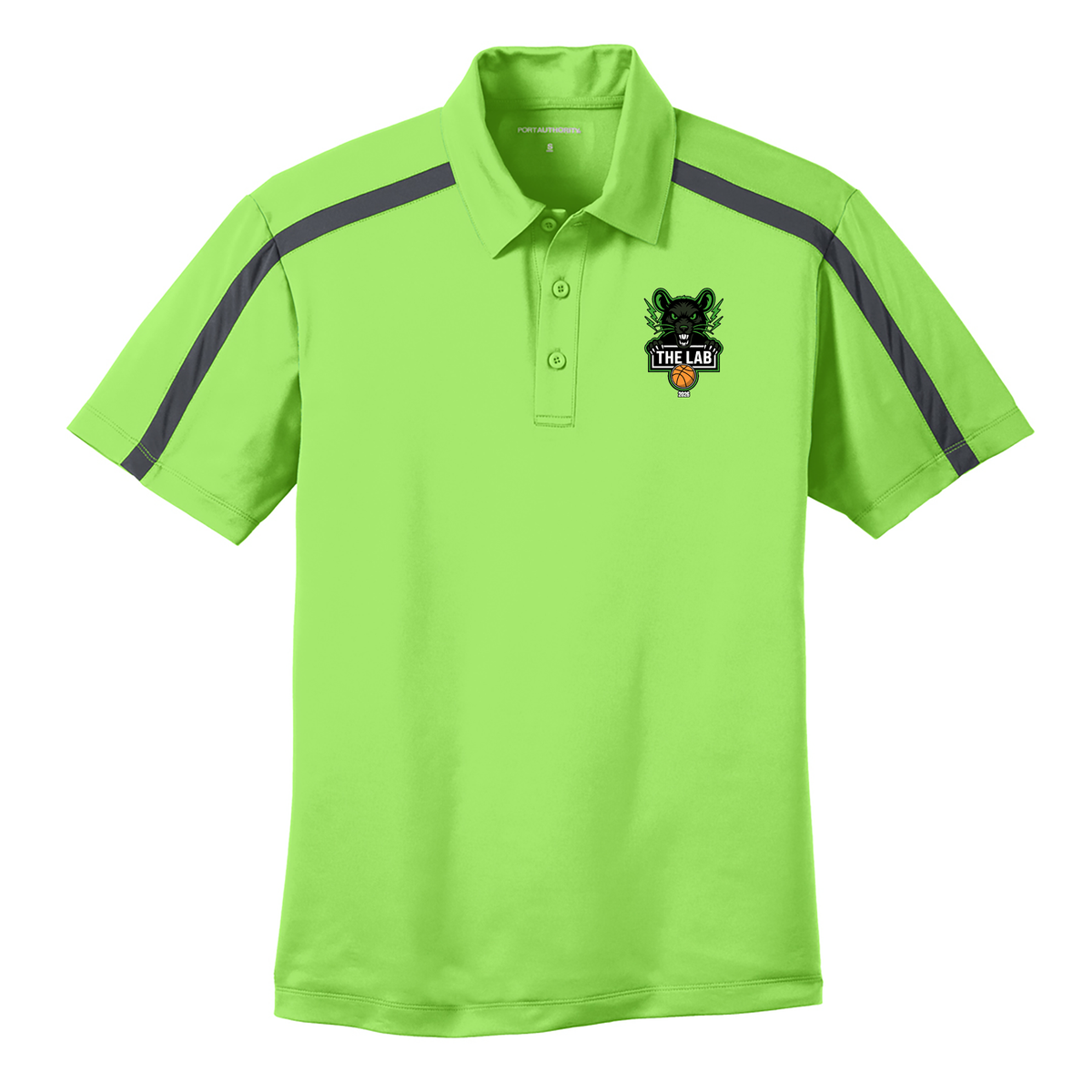 The Lab Basketball Silk Touch™ Performance Colorblock Stripe Polo